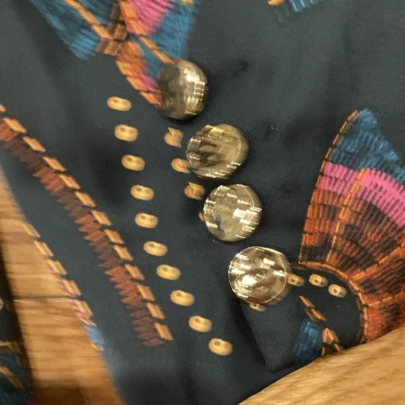 House of Harlow 1960 Double breasted silky woman’s blazer - Picture 6 of 9